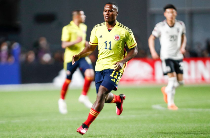 Jhon Arias, da Colômbia e do Fluminense Jhon Arias, da Colômbia e do Fluminense