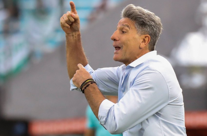 Renato Portaluppi, treinador do Grêmio Renato Portaluppi, treinador do Grêmio