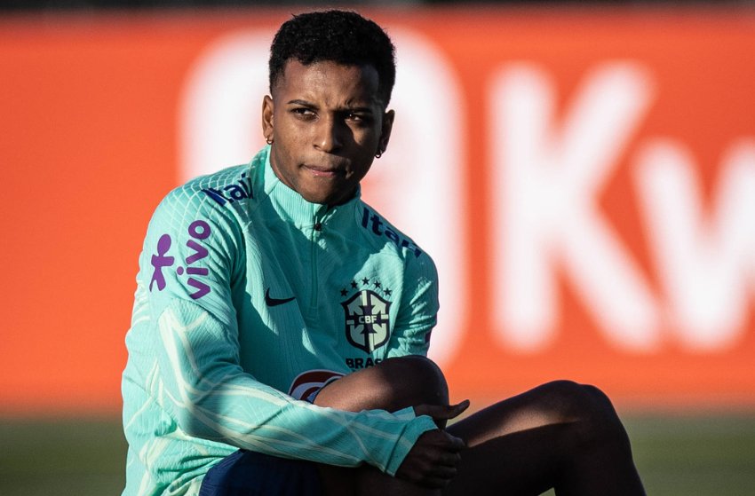 Rodrygo, da seleção brasileira