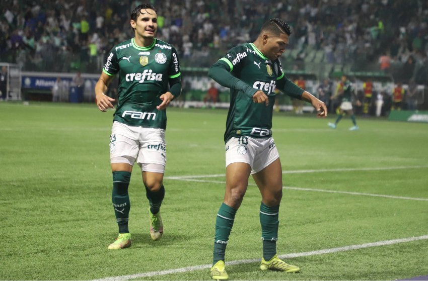 Veiga e Rony, do Palmeiras Veiga e Rony, do Palmeiras