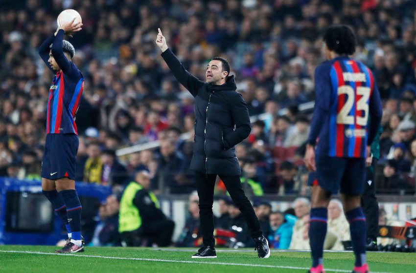 Xavi Hernández, técnico do Barcelona