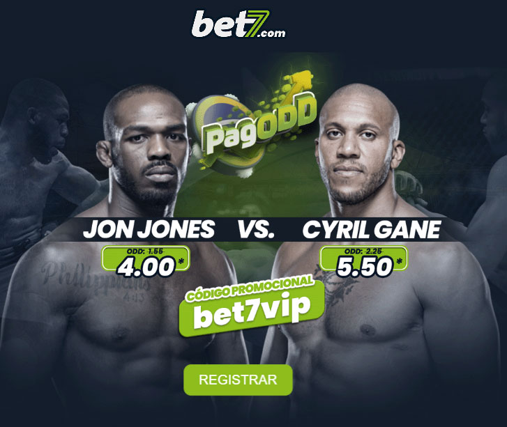 Super odds Bet7 para UFC