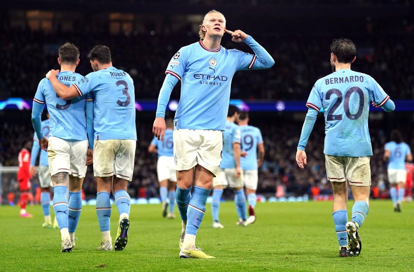 Haaland, do Manchester City Haaland, do Manchester City