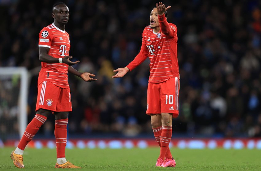 Sadio Mané e Leroy Sané, do Bayern de Munique Sadio Mané e Leroy Sané, do Bayern de Munique
