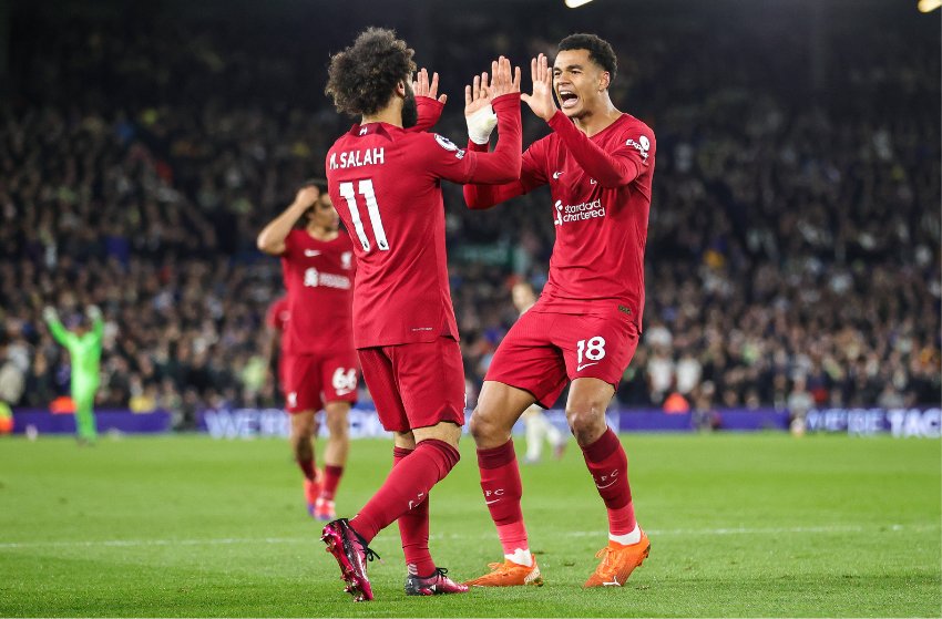 Salah e Gakpo, do Liverpool Salah e Gakpo, do Liverpool