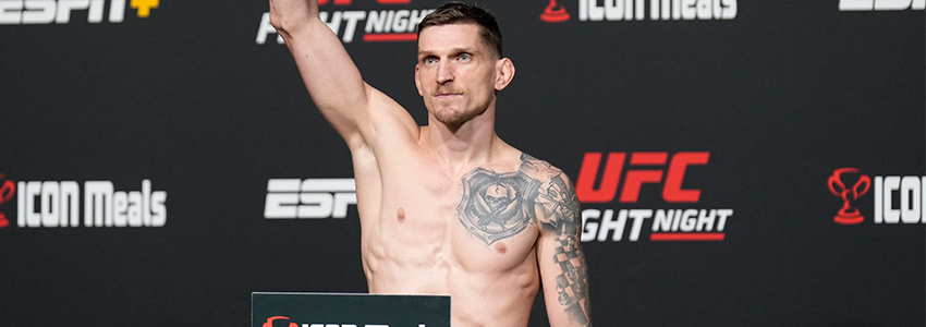 Palpite David Dvorak x Stephen Erceg – UFC 289 – 10/6/2023