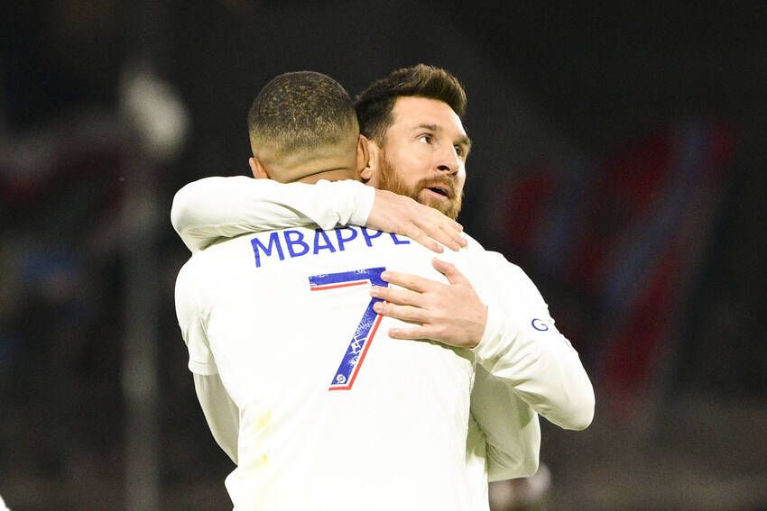 Mbappé e Messi, do PSG Mbappé e Messi, do PSG