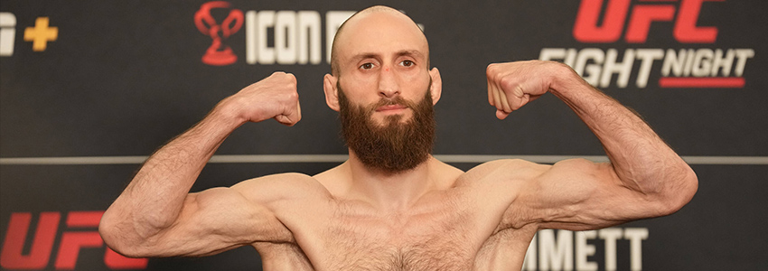 Palpite: Guram Kutateladze x Elves Brener – UFC Fight Night – 1/7/2023