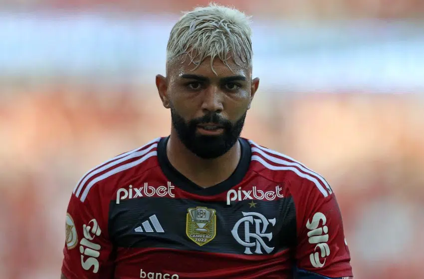 Gabigol, do Flamengo, não enfrenta o Bragantino Gabigol, do Flamengo