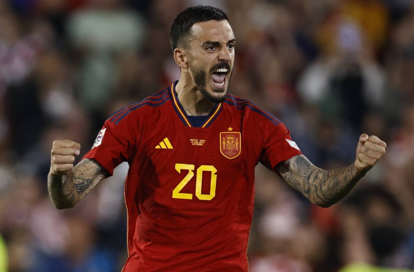 Joselu, atacante da Espanha
