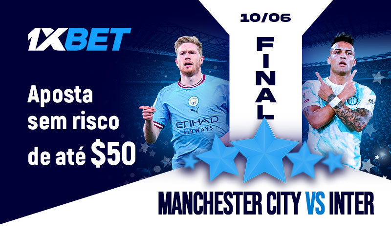 Promoção 1XBET Aposta sem Risco na Champions