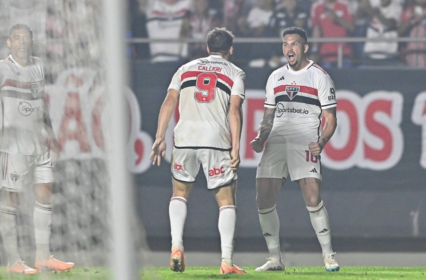 Calleri e Luciano, do São Paulo Calleri e Luciano, do São Paulo