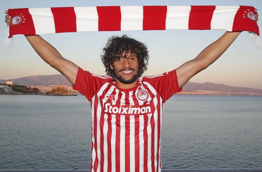 Gustavo Scarpa, reforço do Olympiacos Gustavo Scarpa, reforço do Olympiacos