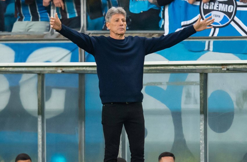 Técnico Renato Portaluppi, do Grêmio Técnico Renato Portaluppi, do Grêmio