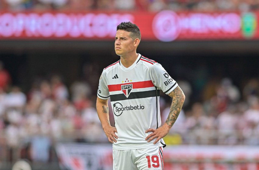 James Rodríguez, do São Paulo James Rodríguez, do São Paulo
