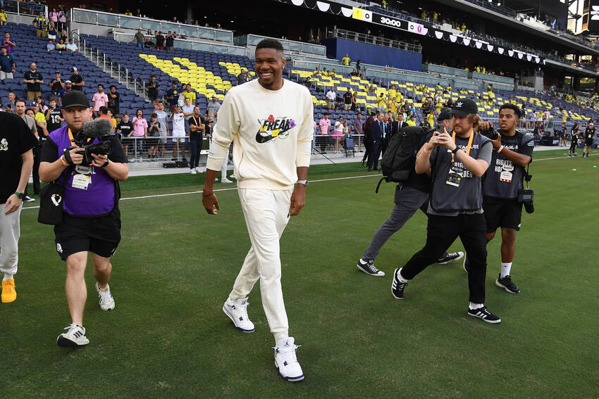 Giannis Antetokounmpo, do Milwaukee Bucks Giannis Antetokounmpo, do Milwaukee Bucks