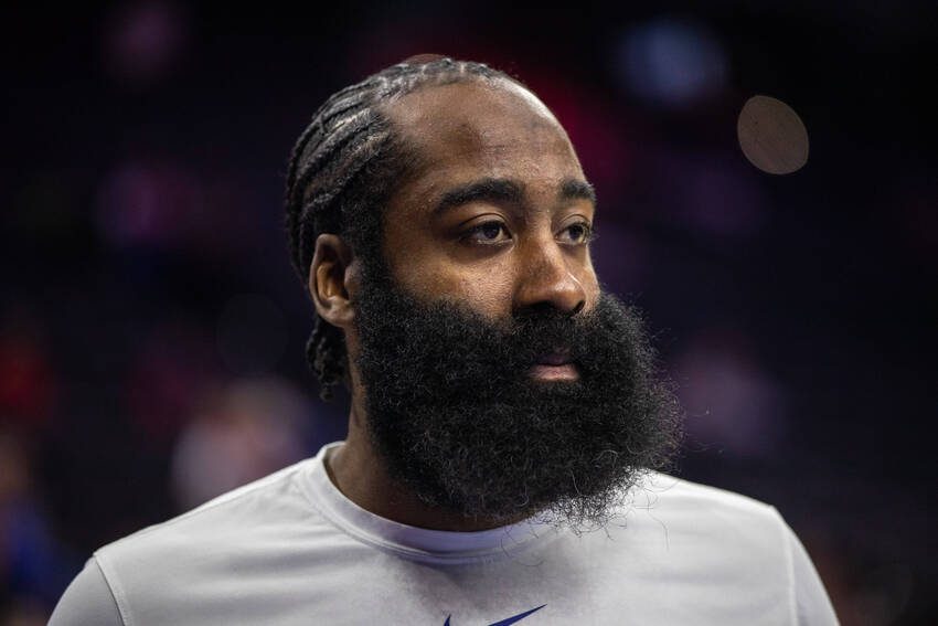 James Harden, do Philadelphia 76ers James Harden, do Philadelphia 76ers