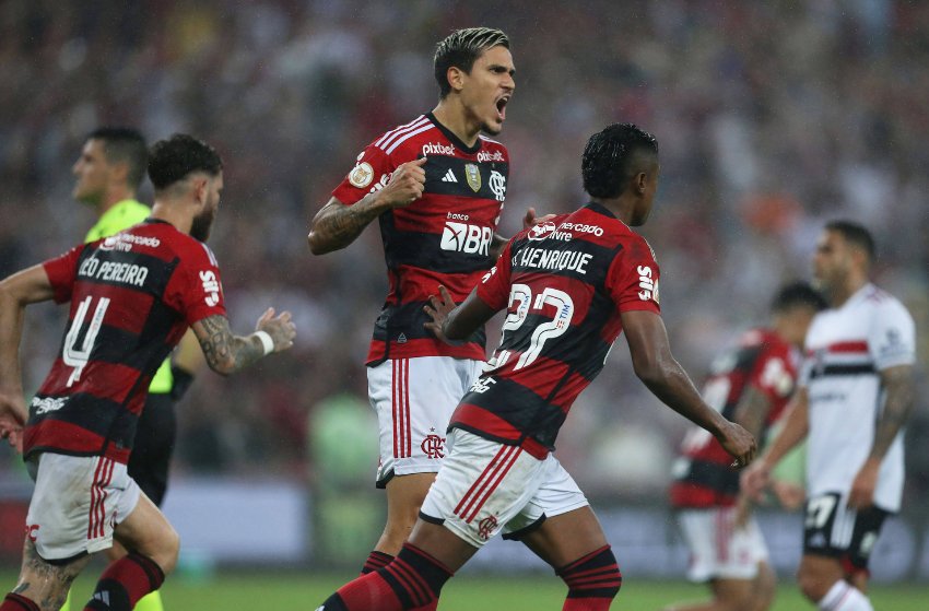 Pedro e Bruno Henrique, do Flamengo