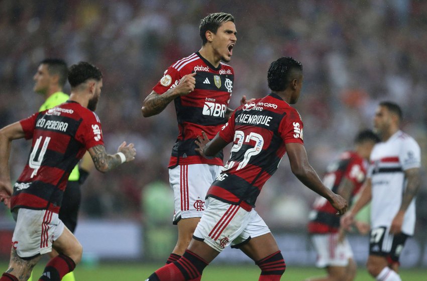 Pedro e Bruno Henrique, do Flamengo Pedro e Bruno Henrique, do Flamengo