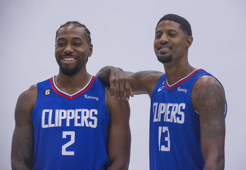 Kawhi Leonard e Paul George, do Los Angeles Clippers Kawhi Leonard e Paul George, do Los Angeles Clippers
