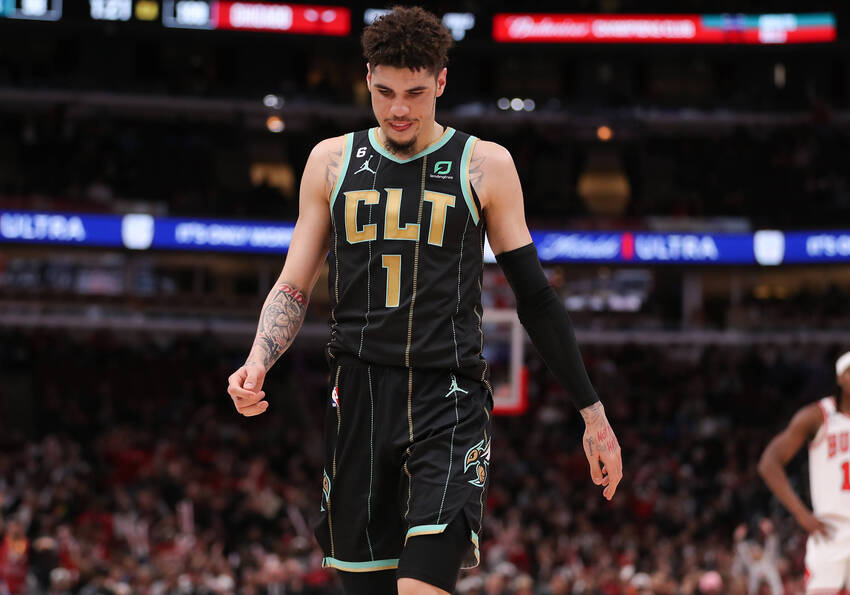 LaMelo Ball, do Charlotte Hornets LaMelo Ball, do Charlotte Hornets