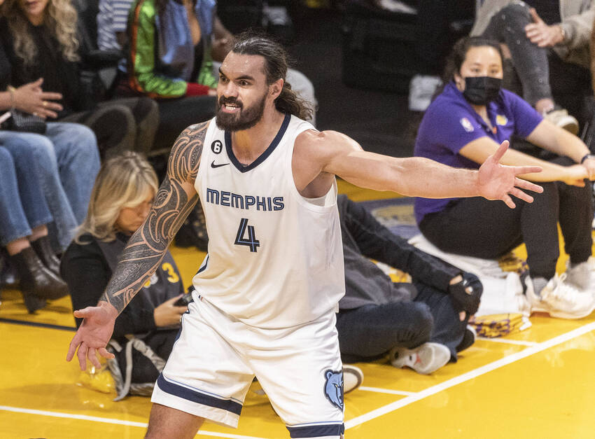 Steven Adams, do Memphis Grizzlies Steven Adams, do Memphis Grizzlies