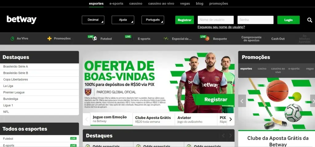 Aprenda como apostar em jogos de futebol da Betway no Brasil