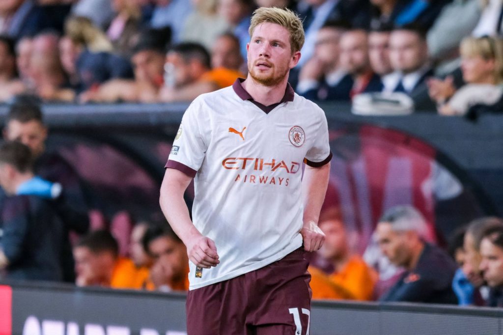 De-Bruyne-Manchester-City-lesão-imago1033148019h O meio-campista Kevin de Bruyne está fora de ação no Manchester City por lesão