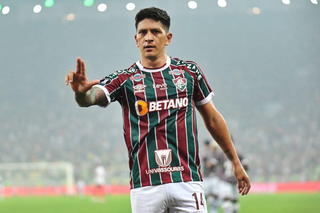 Germán-Cano-Fluminense-gol-imago1034876239h Cano atacante do Fluminense comemorando gol