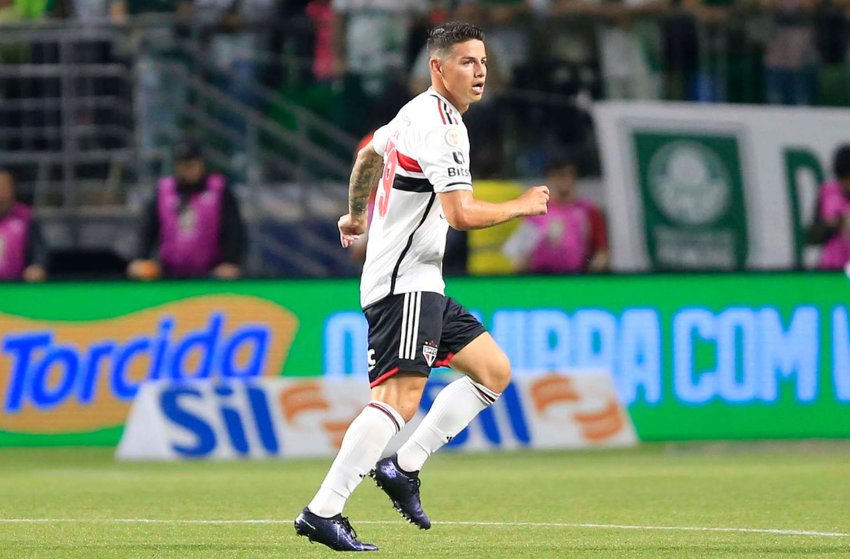 James Rodríguez, do São Paulo James Rodríguez, do São Paulo