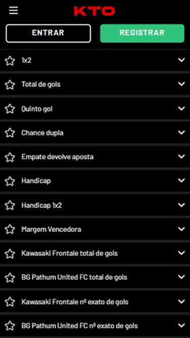 Apostas em mercados de Chance Dupla