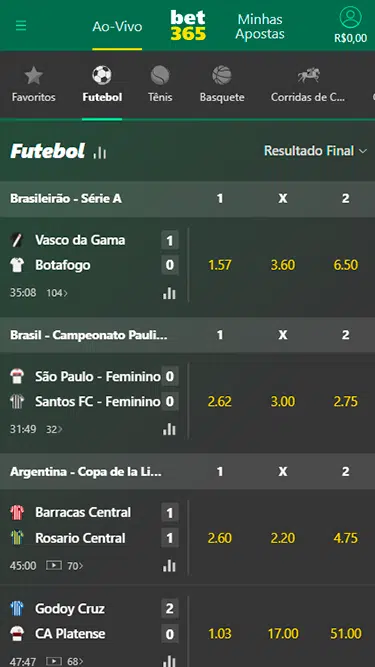 aposta bet365 hoje