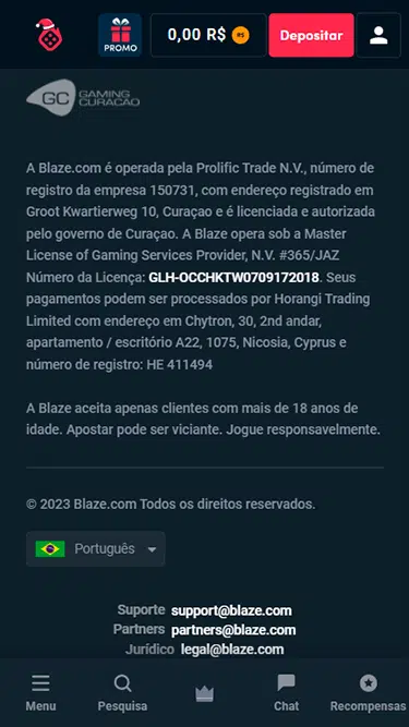 Blaze Apostas: Bônus de até R$1 mil, mercados e odds