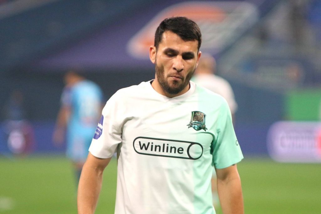 Junior-Alonso-Krasnodar-jogo-imago1036839011h Zagueiro Junior Alonso, que está na mira do Vasco, jogando pelo Krasnodar