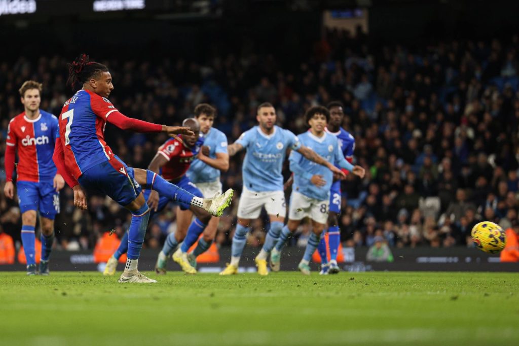 City leva empate do Crystal Palace com pênalti nos acréscimos