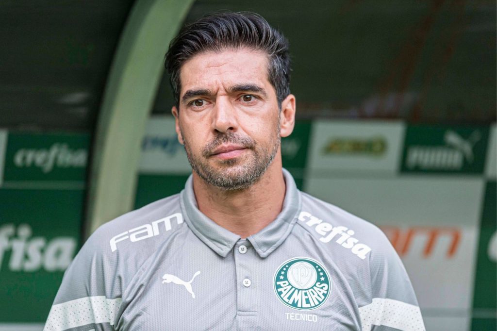 Técnico Abel Ferreira no comando do Palmeiras