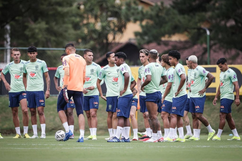 Brasil-Pre-Olímpico-treino-imago1038800014h Seleção brasileira pré-olímpica em treinamento
