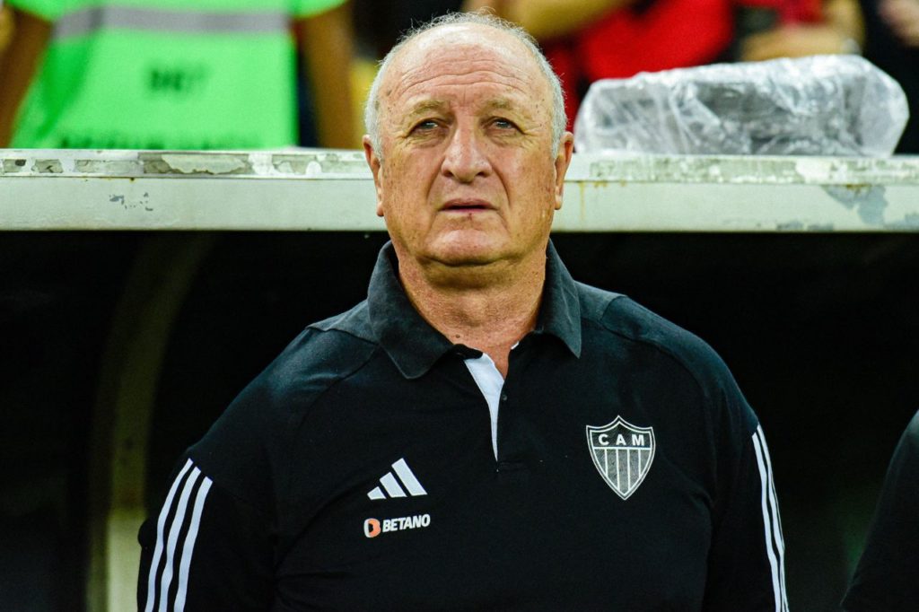 Técnico Luiz Felipe Scolari no comando do Atlético Mineiro