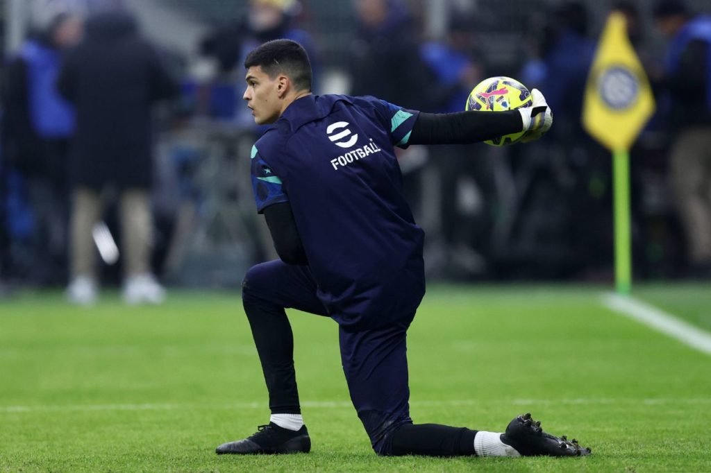 Goleiro Gabriel Brazão, da Inter de Milão