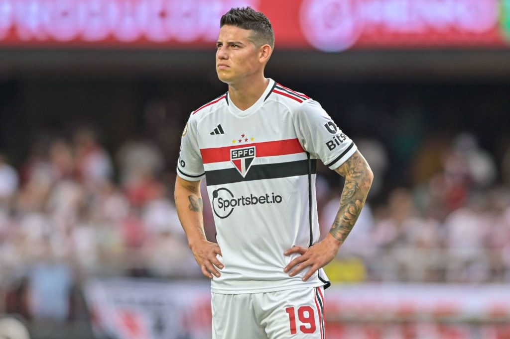 James-Rodriguez-São-Paulo-jogo-imago1033522602h Colombiano James Rodríguez em jogo do São Paulo