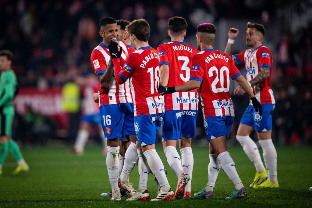 Savinho-Girona-gol-imago1038551465h Savinho comemorando gol na vitória do Girona