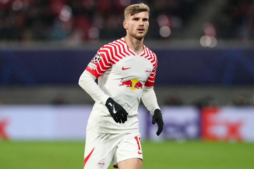 Timo-Werner-RB-Leipzig-jogo-imago1038006633h Centroavante Timo Werner, novo reforço do Tottenha, em jogo do RB Leipzig