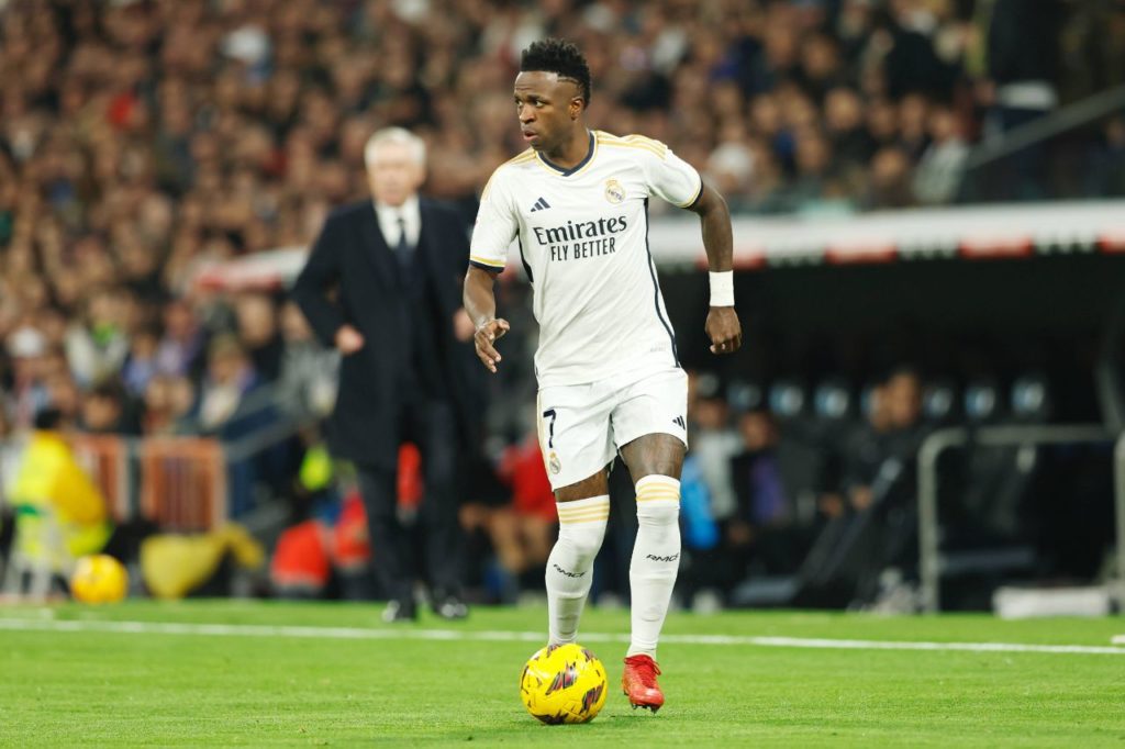 Vinicius-Junior-Real-Madrid-jogo-imago1038603775h Vini Jr em ação pelo Real Madrid na Supercopa da Espanha