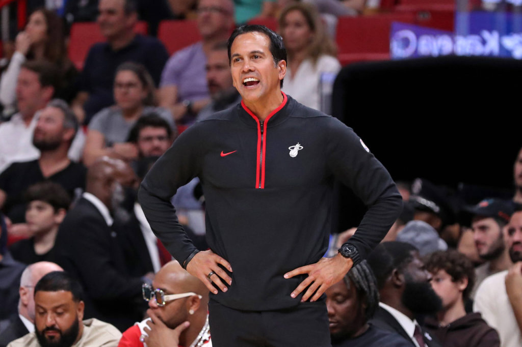 erik-spoelstra-no comando-imago1037794516 Erik Spoelstra, técnico do Miami Heat
