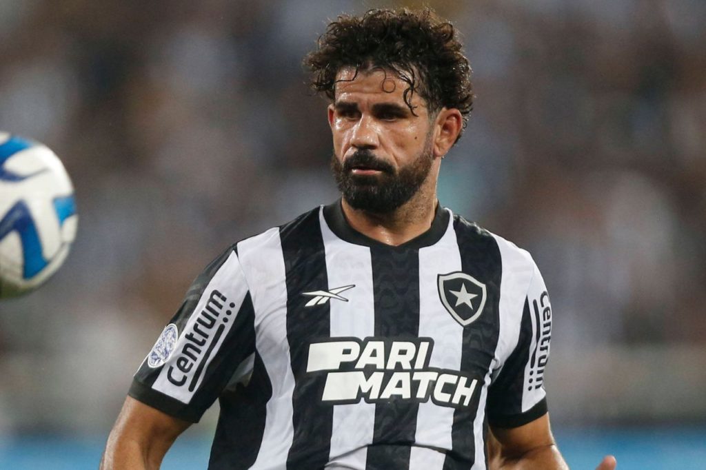 Diego-Costa-centroavante-Botafogo-imago1033664922h Diego Costa jogando pelo Botafogo