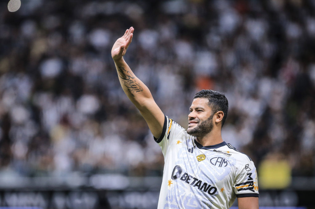 Hulk-Atlético-MG-Jogo-imago1036700013h Hulk, do Atlético-MG, comemora gol durante uma partida pelo clube.