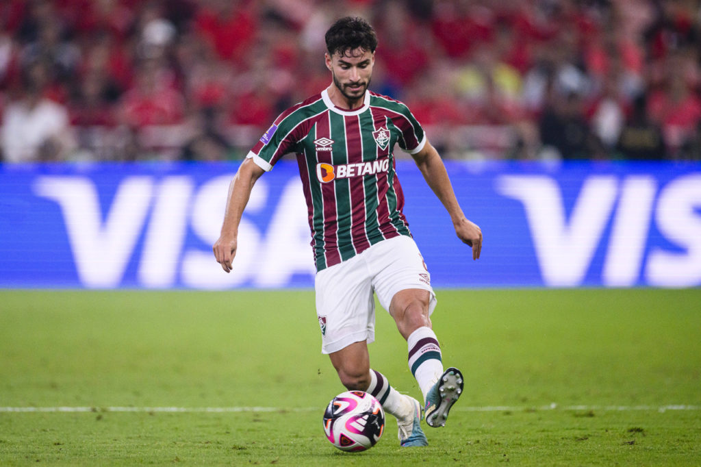 Martinelli-Fluminense-Jogo-imago1038782369h Martinelli, do Fluminense, domina a bola durante uma partida no Mundial de Clubes da Fifa, em 2023.