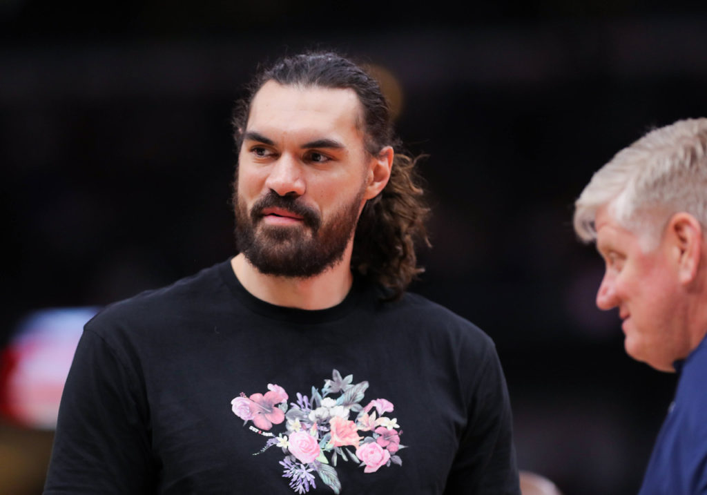 Steven Adams, agora jogador do Houston Rockets