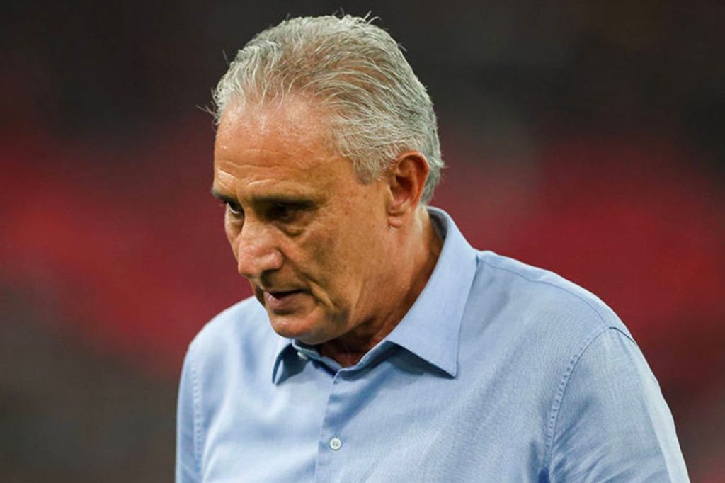 Técnico Tite no comando do Flamengo no Carioca