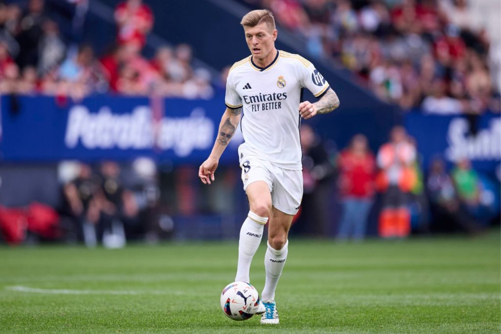 Meia Toni Kroos em ação pelo Real Madrid